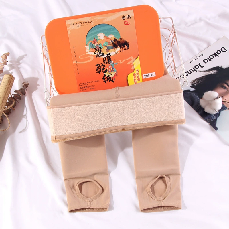 Дальний Восток 7019 зимний толстый телесный цвет теплые брюки плюс бархат