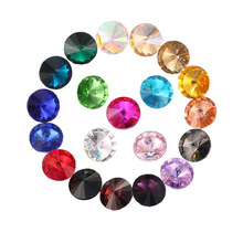 尖底卫星钻圆形钻玻璃小水钻手机壳服饰配件贴钻卫星钻