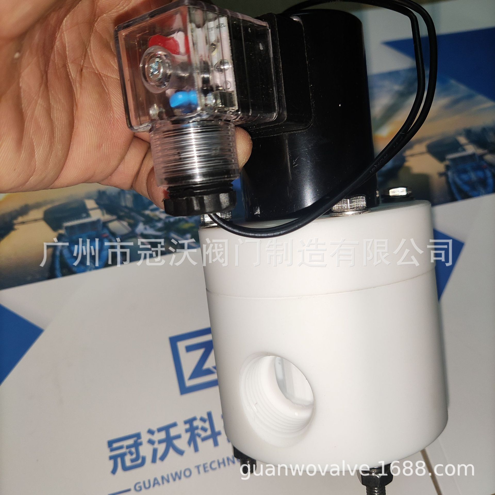 聚四氟乙烯电磁阀 铁氟龙电磁阀 耐酸碱防腐防爆四氟电磁阀