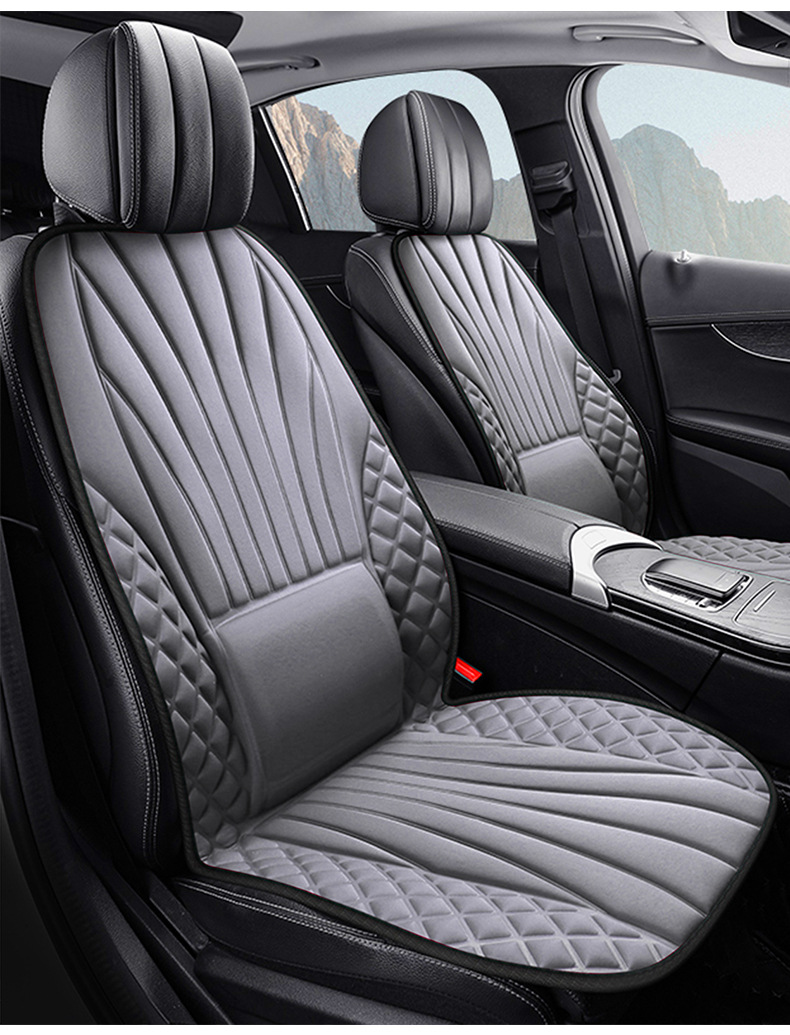 Breathable Fabric Seat Cushion for All Seasons, Suitable for Cars, Single-Seat Sedans, Office and Home Use