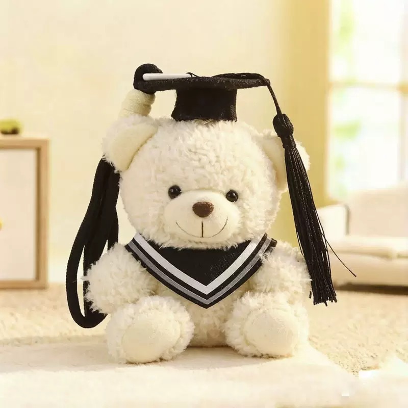 Temporada de graduación osos de peluche muñecas uniformes colgantes regalo de estudiantes Teddy Bear adorable recuerdos de graduación