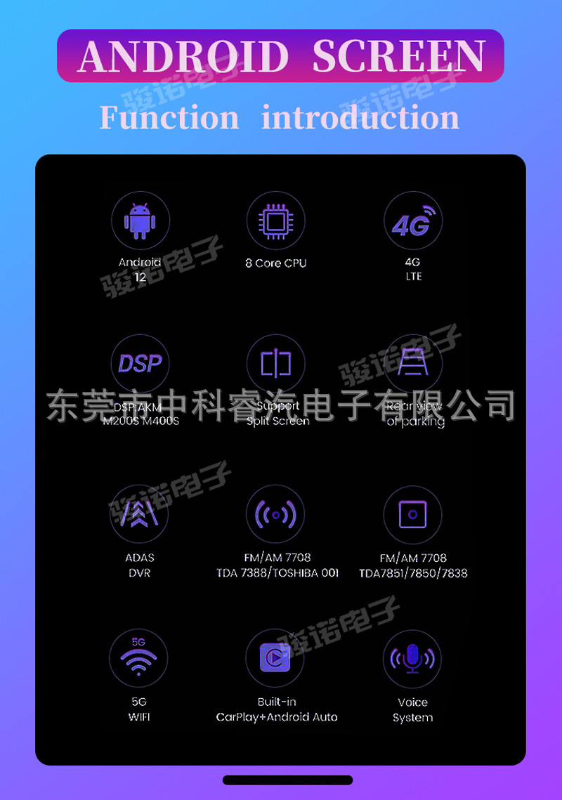 Suitable for Hyundai Mistra 14-16 Models, Android Large-Screen Car Central Control Gps Navigation Bluetooth Wireless Carplay