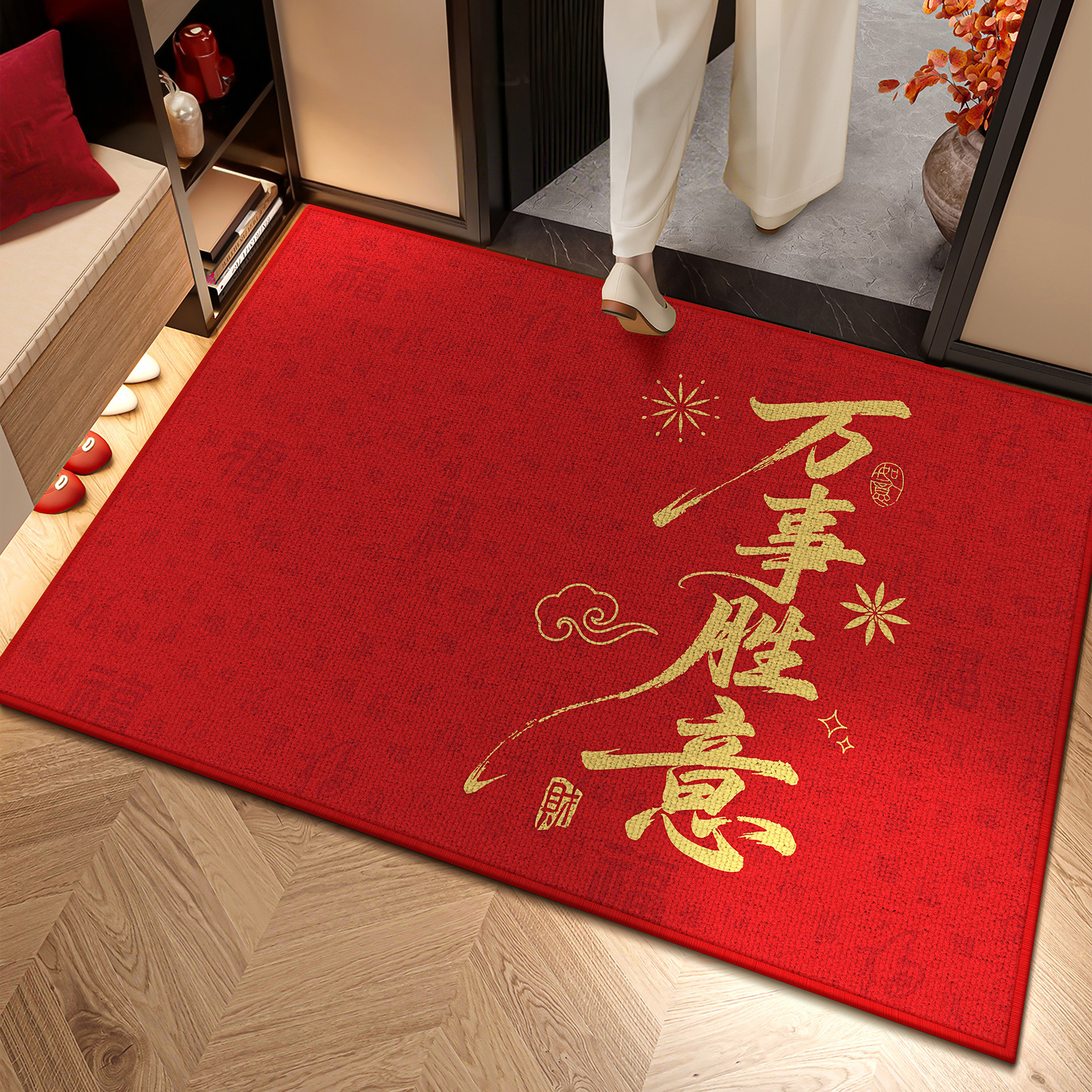 Alfombra de piso en la puerta de entrada alfombra de pie en la puerta de entrada de alta calidad alfombra roja en el vestíbulo de la nueva alfombra de entrada de seguridad 2025