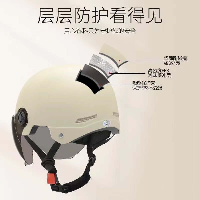 National standard 3C children's electric bike helmet, suitable for boys and girls, summer sun protection, adjustable for small and medium-sized children, all-season motorcycle safety helmet
