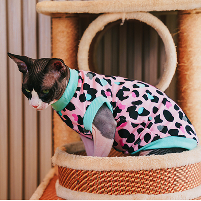 애완 동물 새끼 고양이 강아지 수술 후 의류 고양이 살균 의류 귀여운 통기성 면 스트랩 조절 가능한 흉상