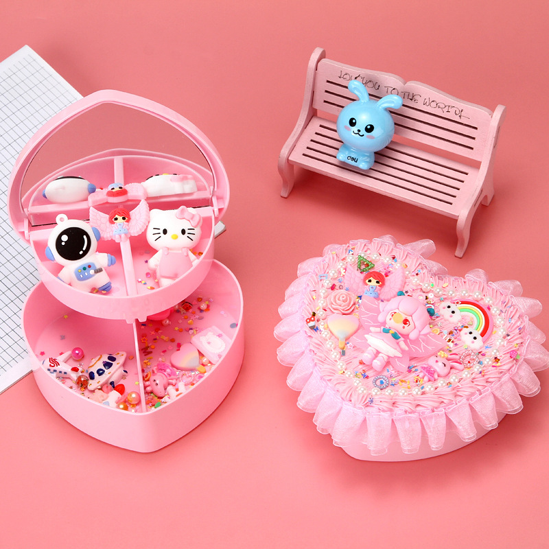 핑크 레인보우 엘프 + 이중 보관 상자