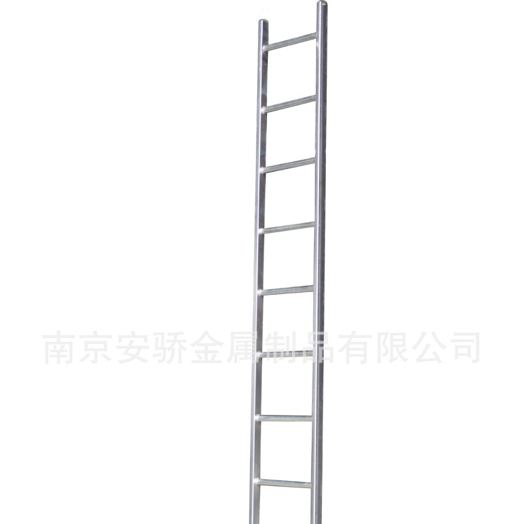 热镀锌6米钢梯脚手架直爬梯3米4米5米直爬梯