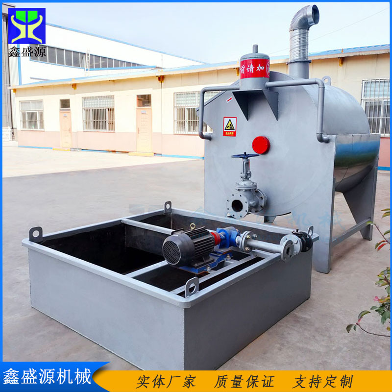 熬炼动物油设备厂家 大型饲料油刮皮油炼油锅 商用猪油牛油熬油机