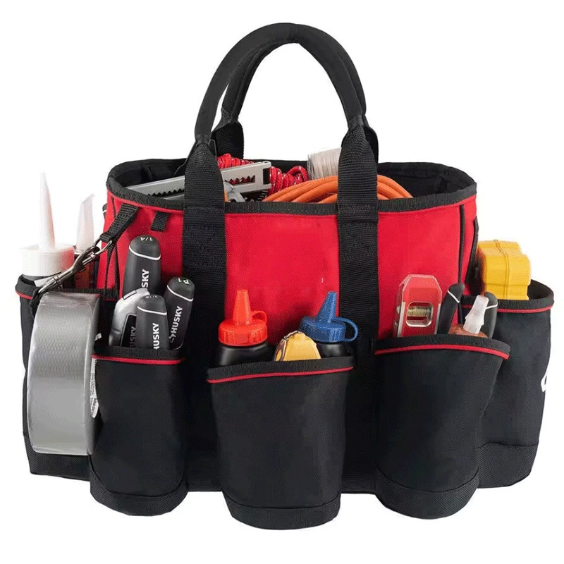 Оксфордская ткань портативный набор инструментов открытый набор инструментов плечевая сумка для хранения инструментов сумка электрика