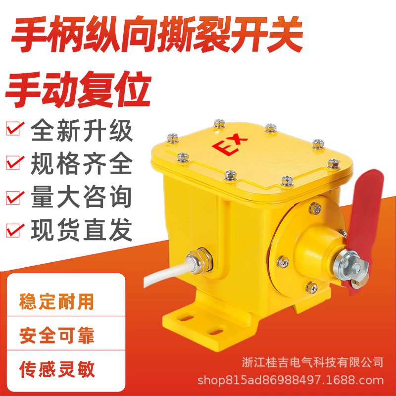 Взрывозащищенный детектор слеза BXYZS Продольный разрыв переключатель ленточный конвейер устройство защиты безопасности