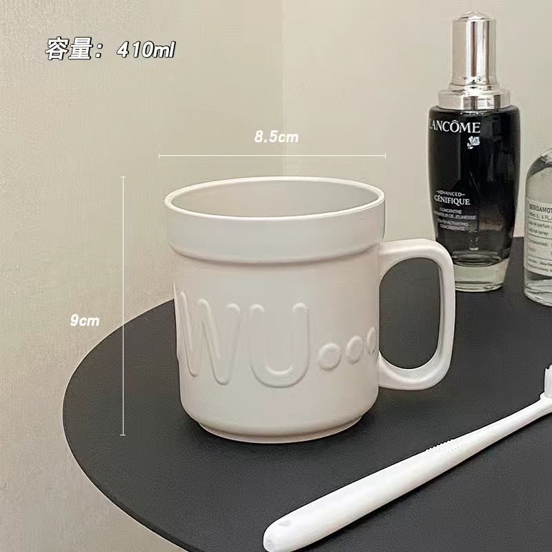 シンプルins風アルファベットうがいカップクリエイティブカップル歯ブラシカップ家庭用トイレ洗面カップ歯ブラシ歯ブラシカップ|undefined