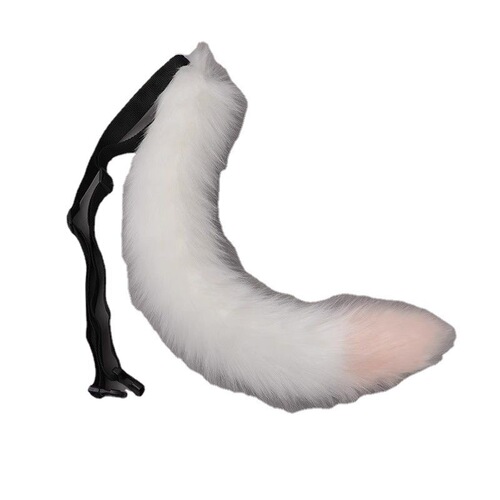 cosplay cat girl accessories cute cat tail suit fox Japanese handmade simulated tail cos strap props