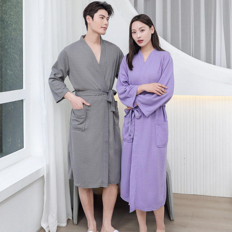 Men's Bathrobe, Women's Summer Thin Bathrobe, Couple's Quick-Dry Hotel Bathrobe, 2026 New Model, Absorbent Bath Pajamas, Bath Towel Men's Bathrobe, Women's Summer Thin Bathrobe, Couple's Quick-Dry Hotel Bathrobe, 2026 New Model, Absorbent Bath Pajamas, Bath Towel