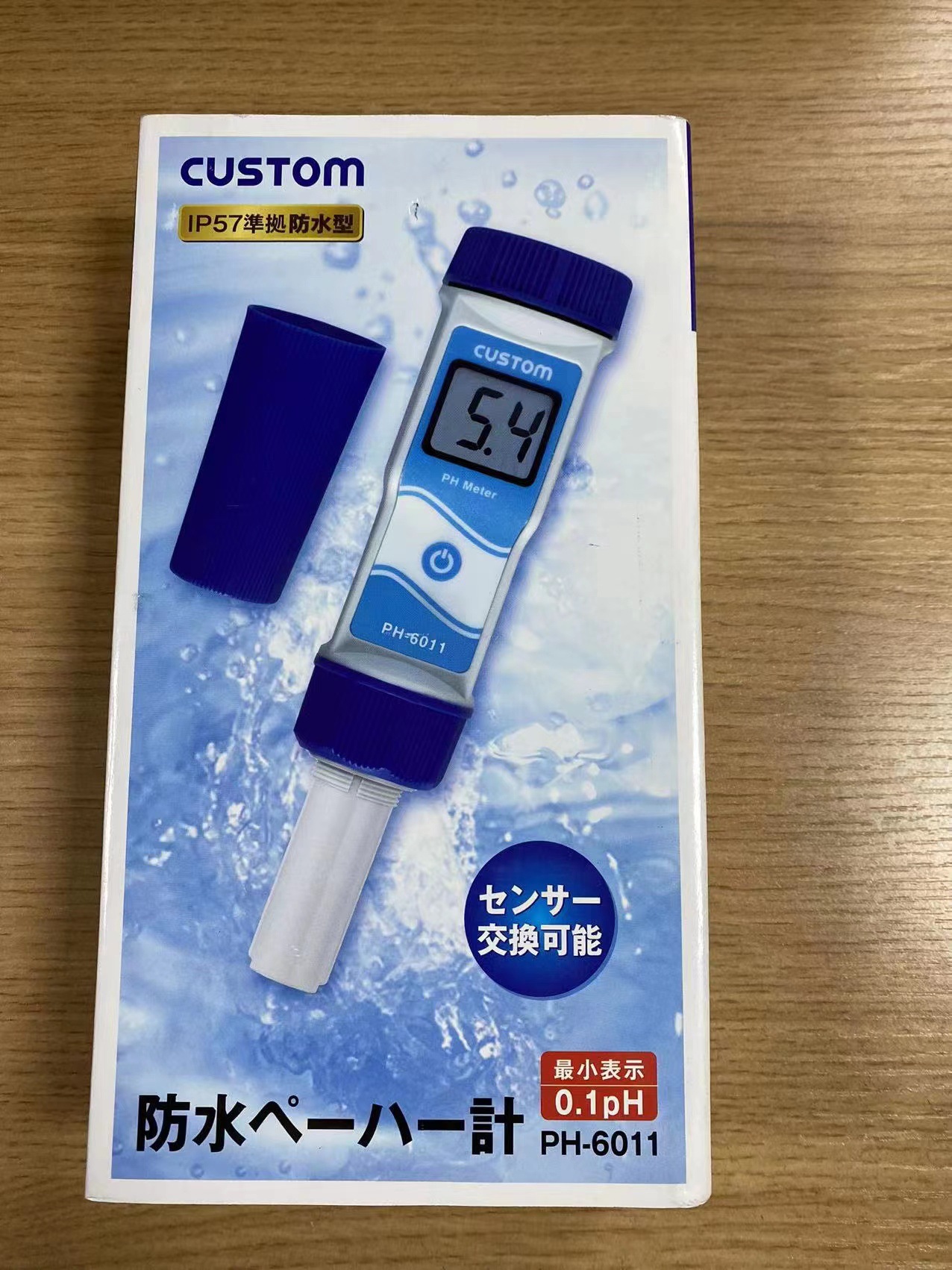 中崎供应日本CUSTOM东洋 防水PH计 PH-6011 具有自动温度补偿功能