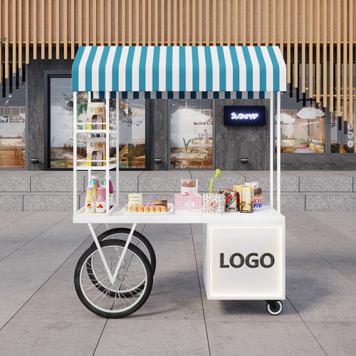 Street stall dining cart movable float market stall cart night market sales truck outdoor snack street stall cart