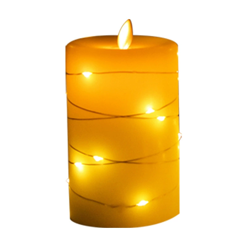 Remote-Controlled LED Electronic Candle Set, Flameless Romantic Lights, 3-Piece Kit