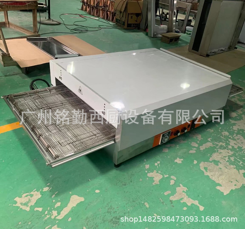 铭锋32寸电热披萨炉 履带式 链式披萨烘烤炉 自动烤箱 商用