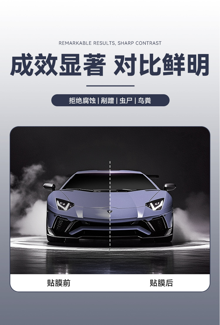 7.5mil car film, 8.5mil car film, TPU invisible car film, PPF car paint protection film, hydrophobic car film