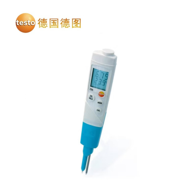 testo206-pH2���ȼ�Һ������PH����������ʵ������ȼƲ��Ա�