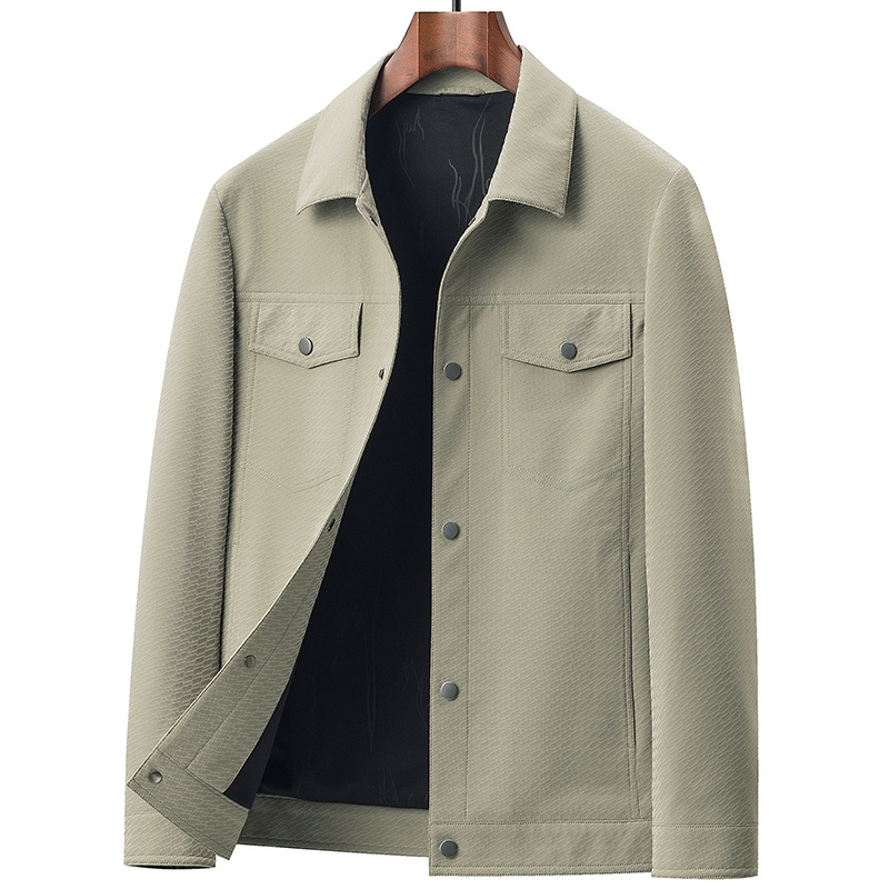 Arbeitsjacke Herren neue Herbst 2023 lässige Reversjacke für junge und mittlere koreanische Trendfrühlings- und Herbstkleidung_voghion.com