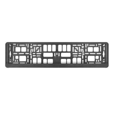 Cross-border Hot Selling Plastic European License Plate Frame Plastic European Standard License Plate Frame European License Plate Frame License Plate Frame Auto Parts (License plate holder/license plate holder) - xc-w341-plastic-black-european-license-plate-frame