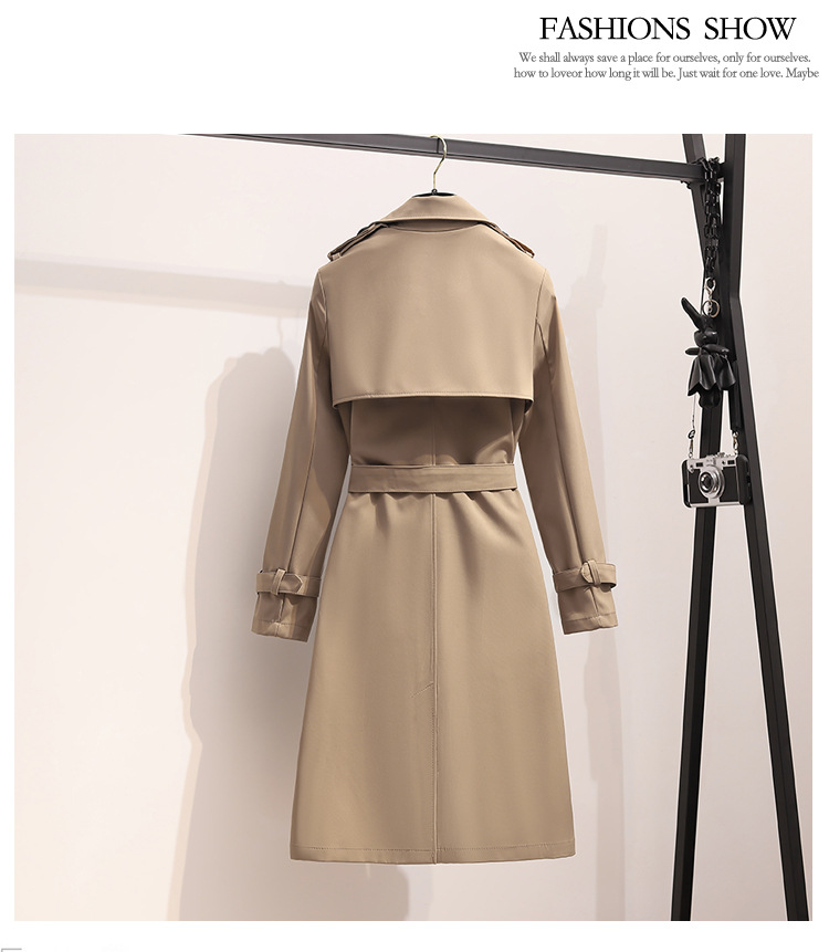 British-style Western-style Coat 2023 New Women's Korean-style Loose Suit Collar Fashionable Mid-length Double-breasted Waist Jacket
