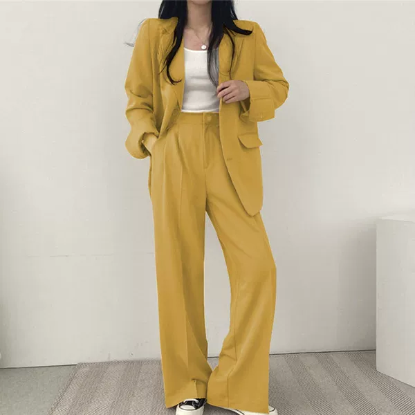 Lemon set, jacket, trousers