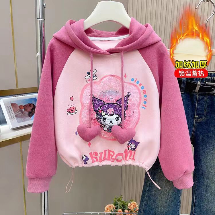 Children's warm sweatshirt, print