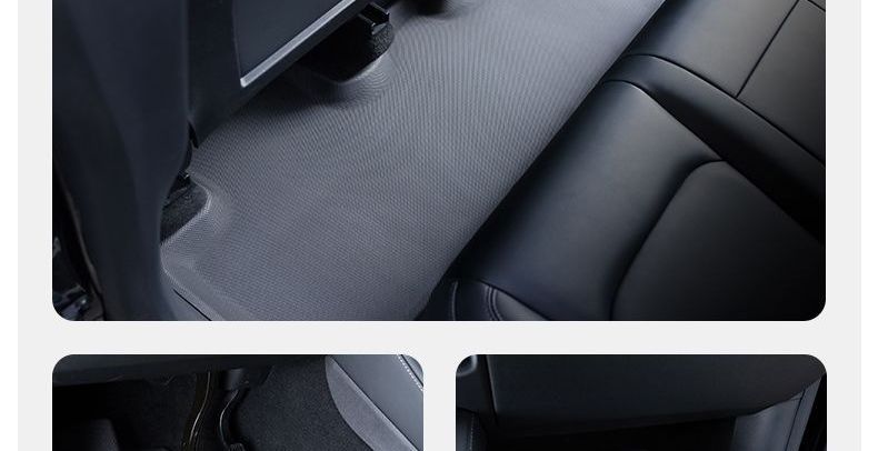 Custom-fit PEY all-new model Mercedes carpet floor mat Tesla car accessories foot mat 3 black