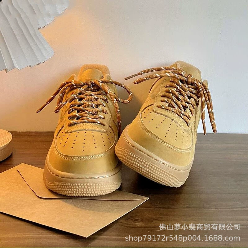 Обувь для спорта мужская Putian Chunyuan High Version Air Force No. 1 AJ1 Low Lightning Dun Dunk Black and White Panda
