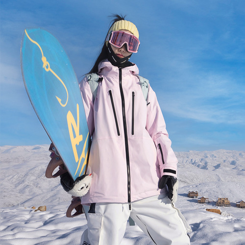 Women's Snowsports Jacket 21st Snowsports New Model Windproof Warm Breathable Dual-Skis Snowsports Jacket