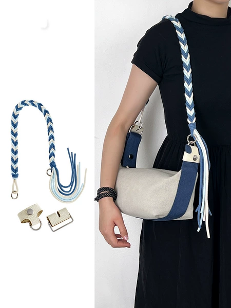 Blue braided rope-off-white suit (including modified buckle)