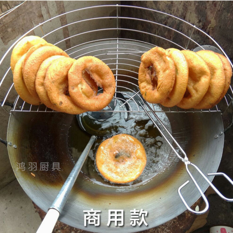 无磁加厚不锈钢面窝架不锈钢控油架 油炸食物架油条油饼沥油架新
