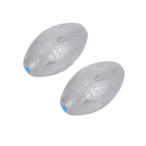 Wholesale enough to pass through the heart olive lead pendant grooved olive fishing weight Lua bait lead ceramic plastic core olive lead pendant