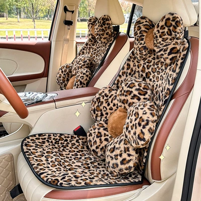 Seat cushion, seat cover — Leopard Print Car Seat Cushion