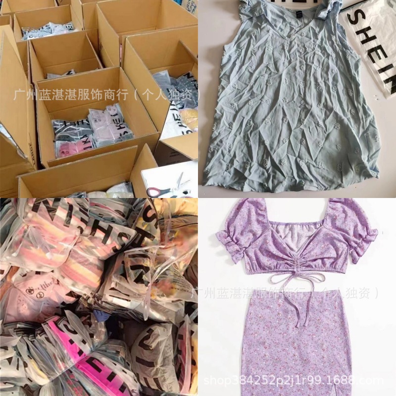 Ropa de comercio exterior sexy vestidos de mujer shein ropa de mujer miscelánea blusa vestidos de fábrica venta directa