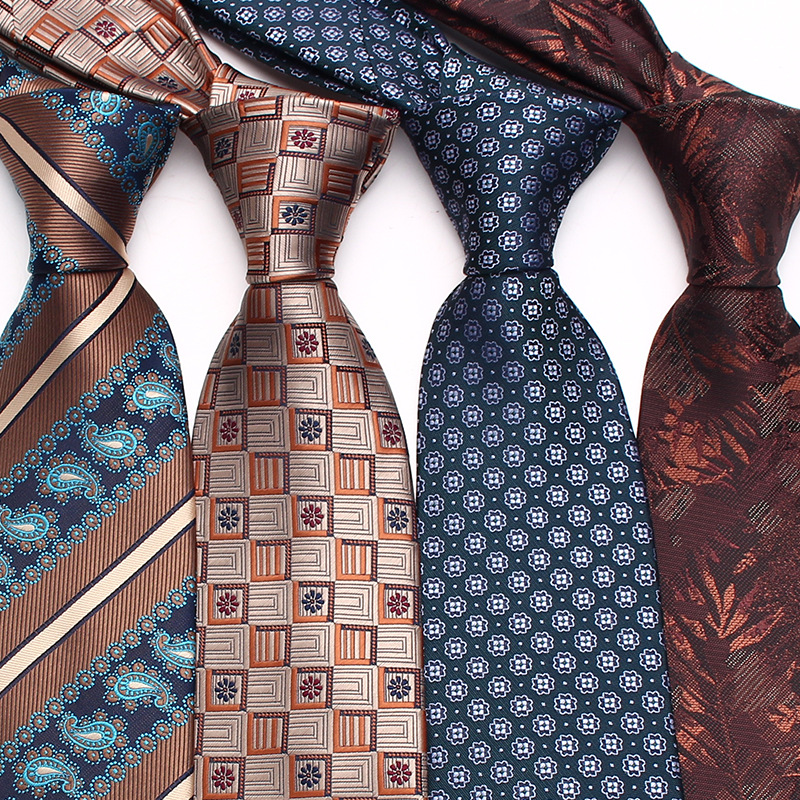 Herren Krawatte Mit Paisley Muster Aus Jacquard Polyester Business_voghion.com