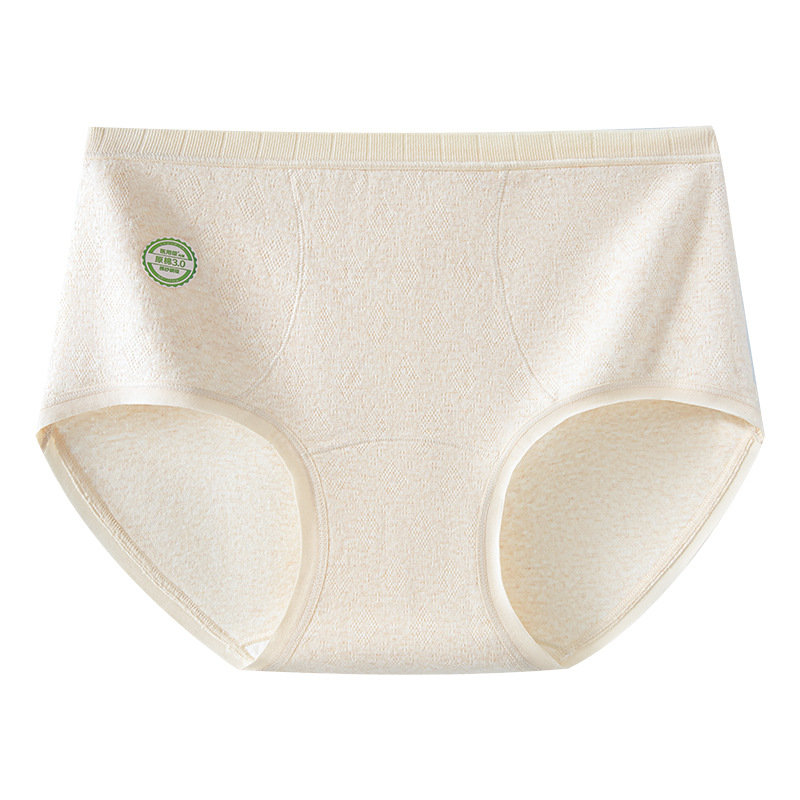 Bragas de algodón de color Clase A 7A entrepierna antibacteriana entrepierna larga cintura alta abdomen pantalones cortos de niña pantalones cortos de cadera para mujer