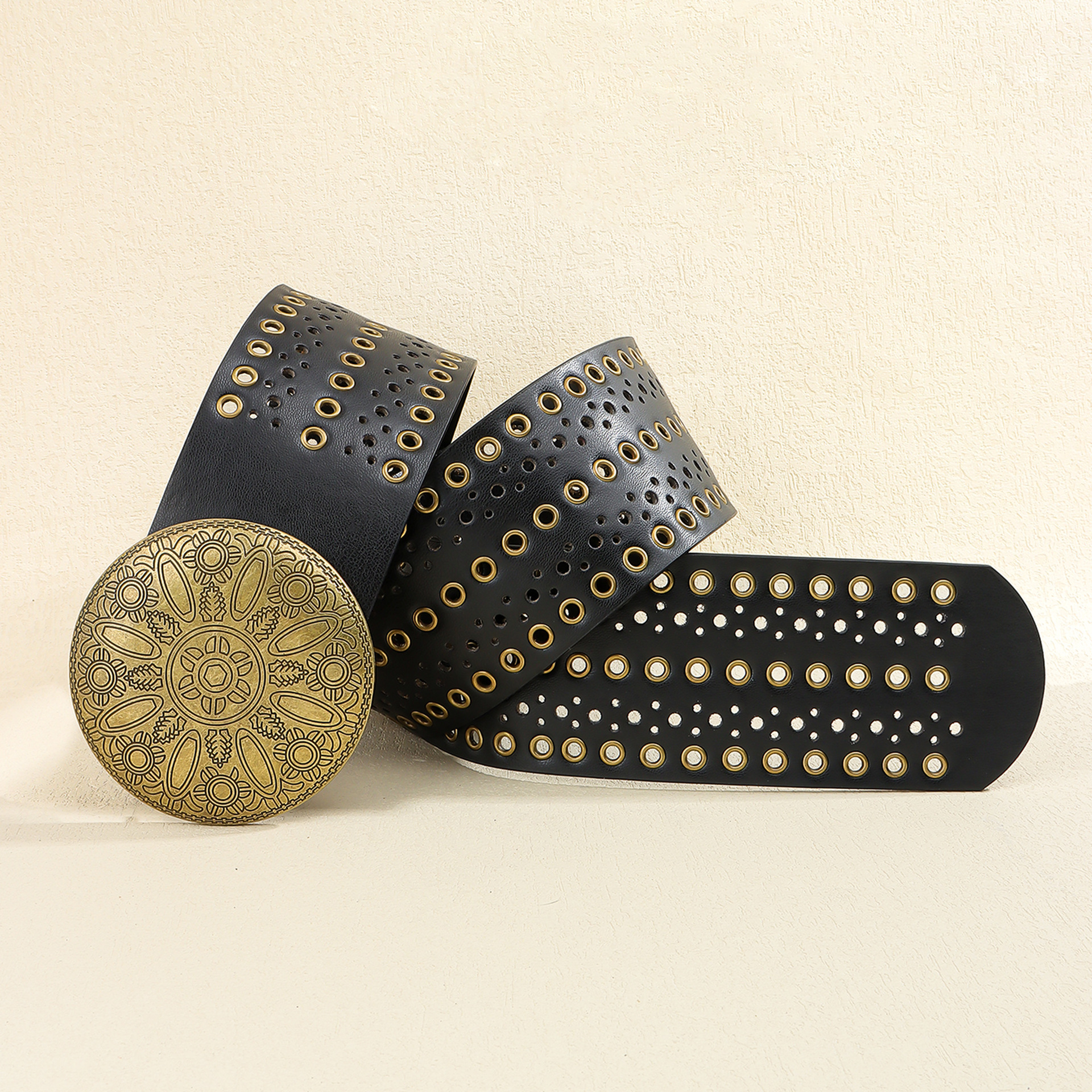 200g Weight Belt Classification 1 Piece Quantity Holiday, Banquet, Daily Occasion Pu Leather, Alloy Material Geometric Pattern Women's Gender Plating Design Retro, Vintage Style, Bohemian Style Retro Vintage Style Bohemian Geometric Pu Leather Alloy Plating Women's Leather Belts 11