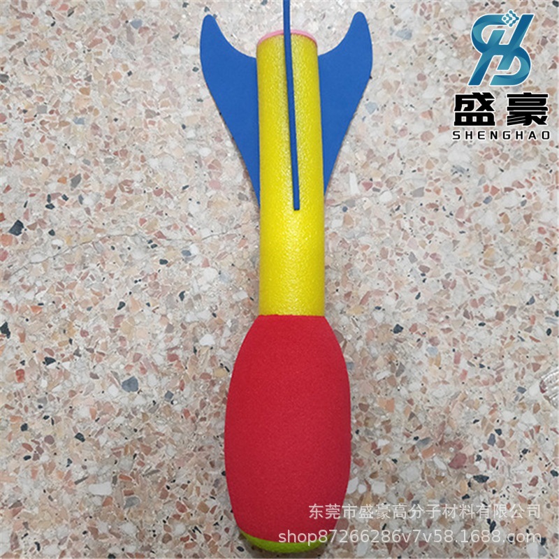 厂供EVA玩具飞弹 EVA彩色火箭EVA飞弹珍珠棉火箭