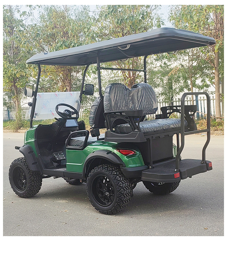 Foreign trade 4 8 electric four-wheel golf cart scenic spot tour shuttle patrol ferry electric sightseeing bus