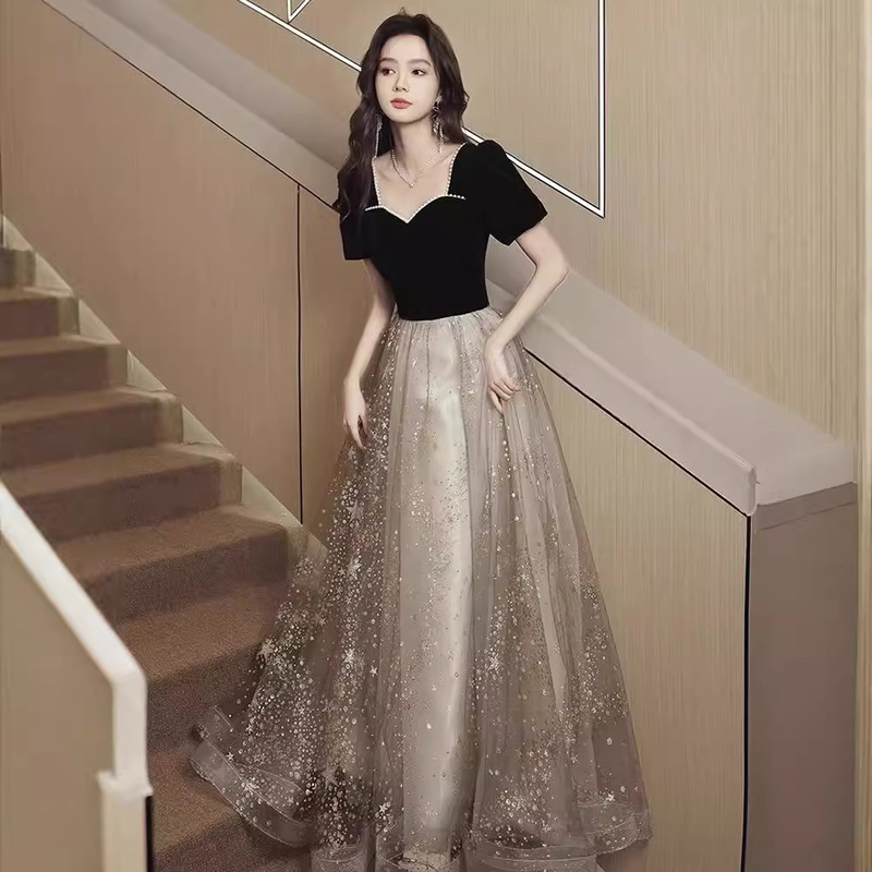 Evening Dress for Party, Birthday, Tassel Long Dress, Exquisite and Gorgeous A-Line Dress, Photography, Engagement, Travel Photography, Art Exam Dress