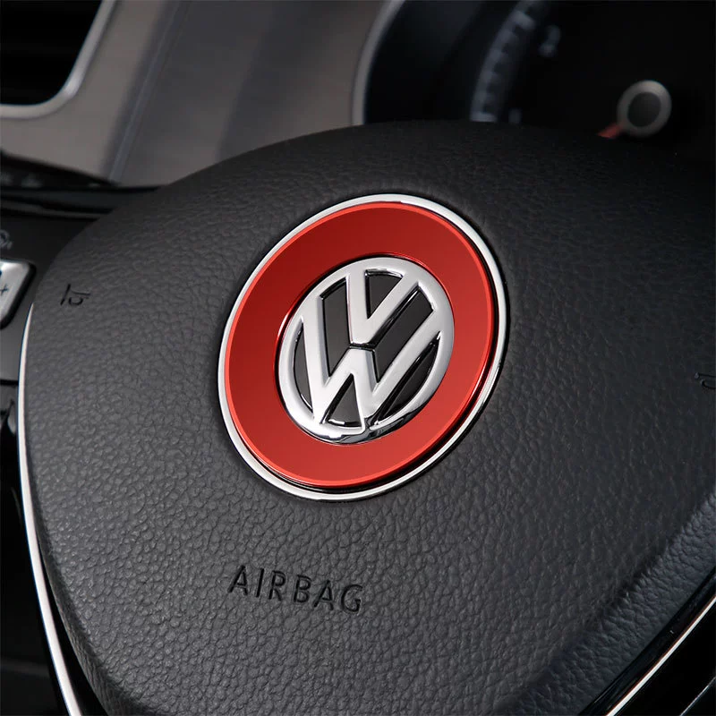 Подходит для Volkswagen New Bora Lavida Passat Lingdu Sagitar поло Tiguan Jetta рулевое колесо с логотипом декоративное кольцо