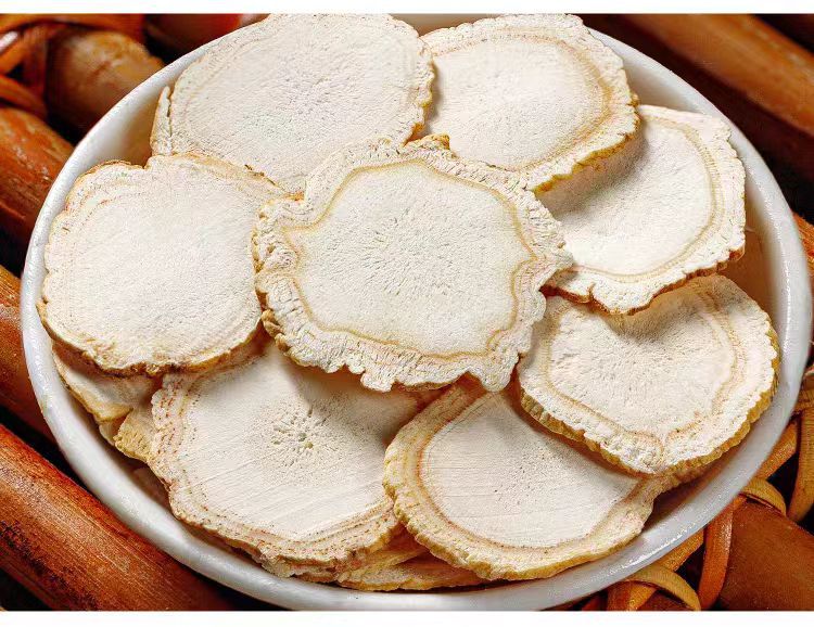 Changbai Mountain White Ginseng Slices (Panax ginseng) — Sun-Dried Ren Shen Slices, 500g preparation