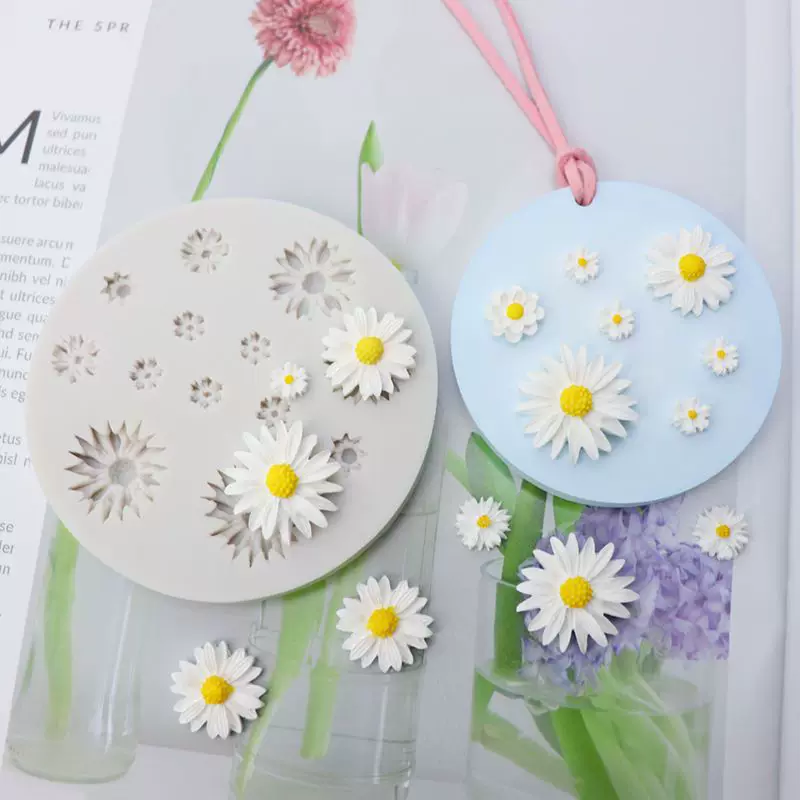 Silicone mold, acrylic fondant, aromatherapy, handmade