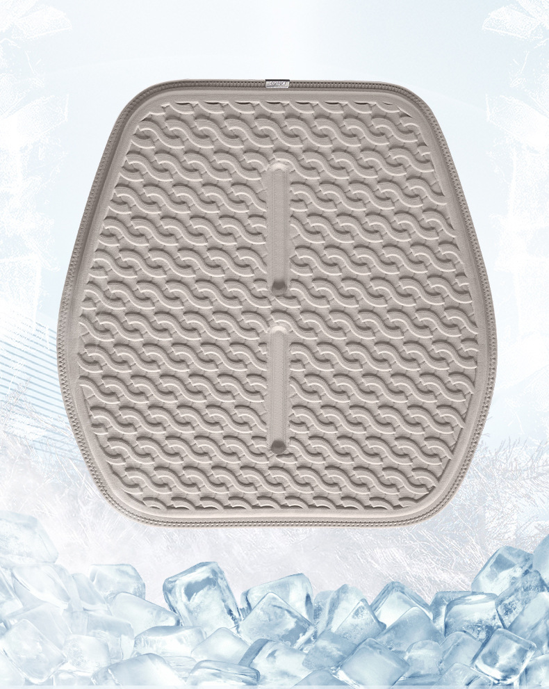 Amazon Car Four Seasons Ice Sensation Fabric Gel Three-Piece Set Car Seat Cushion Cooling Pad Butt Cushion Cooling Mat Seat Cushion