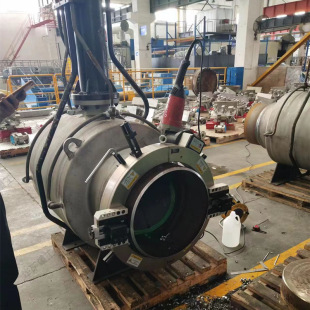 Supply external clamp pipe beveling machine pipe cutting machine compact structure external clamp pipe beveling machine