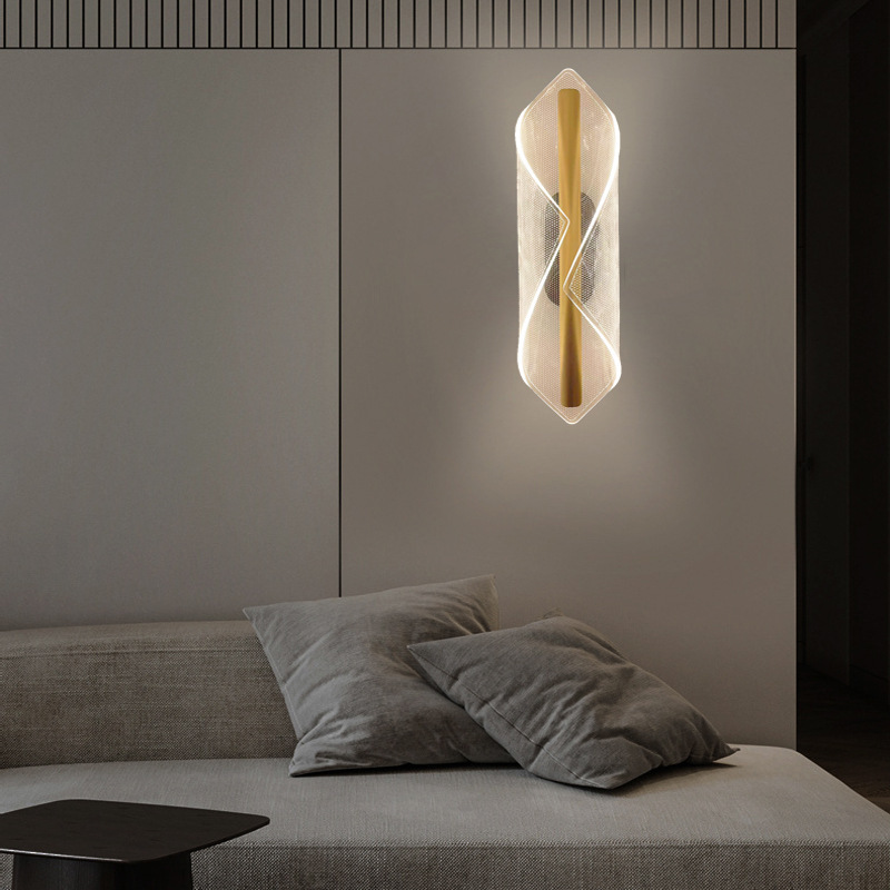 Transfronterizo para lámparas de pared de cabezal de cama modernas lámparas de pasillo LED minimalistas lámparas de pared mural lámparas creativas