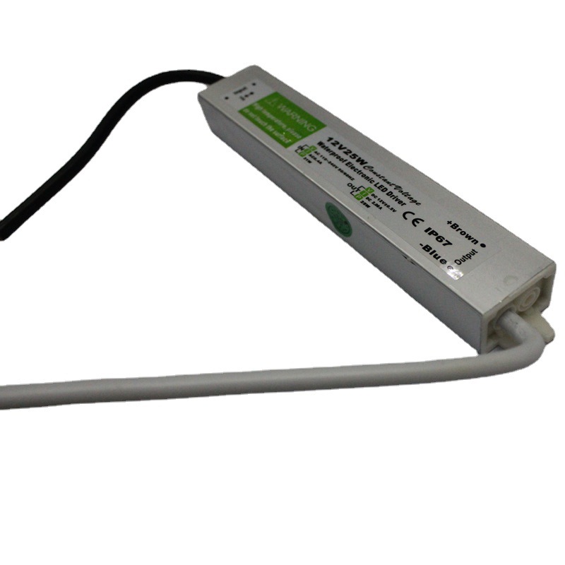 防水开关电源12V2A25W室外LED安防监控IP67洗墙灯用防水电源