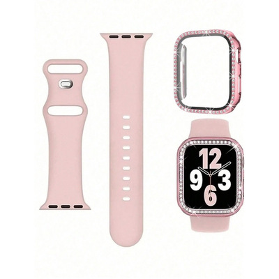 2026款 G261 跨境外贸新款一件代发时尚纯色蝴蝶扣硅胶表带